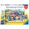 Ravensburger Polizei und Feuerwehr. Puzzle 2 X 12 Teile
