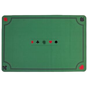 MGM GAMES Speelmat Kaartspel 140352 Groen Antislip 2 tot 6 spelers Speelkaarten Bordspellen Comfortabel Belote Poker Tarot Contrée 60 cm x 40 cm MGM GAMES Speelmat Kaartspel 140352 Groen Antislip 2 tot 6 spelers Speelkaarten Bordspellen Comfortabel Belote Poker Tarot Contrée 60 cm x 40 cm