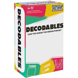 Spin Master Games Decodables - Een hilarisch volwassen feestspel - Spel voor feest Spin Master Games Decodables - Een hilarisch volwassen feestspel - Spel voor feest