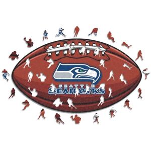 ICONIC Puzzles - NFL Seahawks Houten Puzzel 270 st - Voetbal Logo - Groot ICONIC Puzzles - NFL Seahawks Houten Puzzel 270 st - Voetbal Logo - Groot