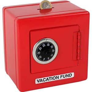 Goki Metalltresor als Spardose mit Kombinationsschloss: 13,5 x 13,5 x 9,7 cm, Blech, rot Goki Metalltresor als Spardose mit Kombinationsschloss: 13,5 x 13,5 x 9,7 cm, Blech, rot