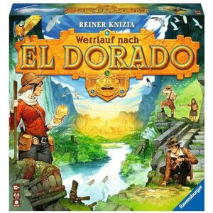 Ravensburger 27457 Race to El Dorado, strategiespel, spel voor volwassenen en kinderen vanaf 10 jaar tactisch spel geschikt voor 2-4 spelers Ravensburger 27457 Race to El Dorado, strategiespel, spel voor volwassenen en kinderen vanaf 10 jaar tactisch spel geschikt voor 2-4 spelers