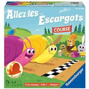 Ravensburger Allez les Escargots — Bordspel voor kinderen vanaf 3 jaar — Eerste educatieve spel met kleuren en cursussen — Slakkenparcours — 2 tot 6 spelers — Franse versie Ravensburger Allez les Escargots — Bordspel voor kinderen vanaf 3 jaar — Eerste educatieve spel met kleuren en cursussen — Slakkenparcours — 2 tot 6 spelers — Franse versie