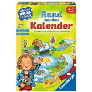 Ravensburger 24984 Alles over de kalender spelen en leren voor kinderen, educatief spel voor kinderen van 4-7 jaar, spelenderwijs nieuw leren voor 2-4 spelers Ravensburger 24984 Alles over de kalender spelen en leren voor kinderen, educatief spel voor kinderen van 4-7 jaar, spelenderwijs nieuw leren voor 2-4 spelers