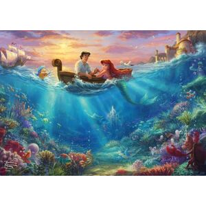 Schmidt Spiele Thomas Kinkade 59927, Disney, Arielle, puzzel van 500 stukjes in vintage blik Schmidt Spiele Thomas Kinkade 59927, Disney, Arielle, puzzel van 500 stukjes in vintage blik