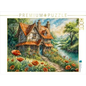 CALVENDO Puzzel dromerig feeënhuis aan meer met klaprozen 1000 stukjes legformaat 64 x 48 cm fotopuzzel voor gelukkige uren CALVENDO Puzzel dromerig feeënhuis aan meer met klaprozen 1000 stukjes legformaat 64 x 48 cm fotopuzzel voor gelukkige uren