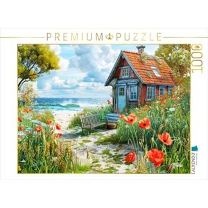 CALVENDO Puzzel klaprozen op het strandhuis, 1000 stukjes legformaat 64 x 48 cm, fotopuzzel voor gelukkige uren CALVENDO Puzzel klaprozen op het strandhuis, 1000 stukjes legformaat 64 x 48 cm, fotopuzzel voor gelukkige uren