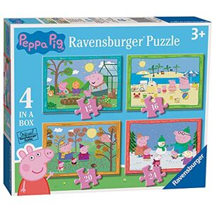 Ravensburger puzzel Peppa Pig: 4 seizoenen 12+16+20+24 stukjes Ravensburger puzzel Peppa Pig: 4 seizoenen 12+16+20+24 stukjes