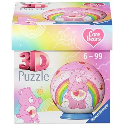 Ravensburger 3D Puzzle 12008072 Puzzle Ball Care Bears Love-a-Lot Bear Voor kinderen vanaf 6 jaar Ravensburger 3D Puzzle 12008072 Puzzle Ball Care Bears Love-a-Lot Bear Voor kinderen vanaf 6 jaar