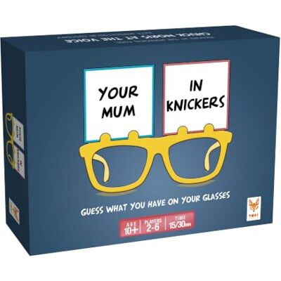 Topi Games Your Mum In Knickers Party Raadspel, Grappig Karakter En Situatie Spel Met Aanpasbare Kaarten 2 Tot 6 Spelers 25 Minuten Topi Games Your Mum In Knickers Party Raadspel, Grappig Karakter En Situatie Spel Met Aanpasbare Kaarten 2 Tot 6 Spelers 25 Minuten