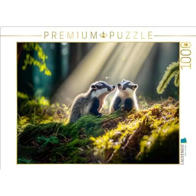 CALVENDO Puzzel met das, 1000 stukjes, legformaat 64 x 48 cm, voor gelukkige uren CALVENDO Puzzel met das, 1000 stukjes, legformaat 64 x 48 cm, voor gelukkige uren