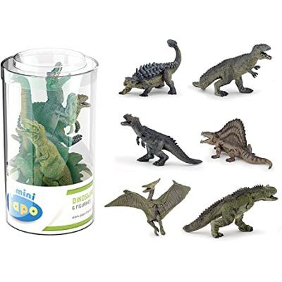 Papo Mini Tub’s dinosaurussen figuren set 3 jaar en ouder Dinosaurussen collectie Creatief spel prehistorische wereld Cadeau-idee speelgoed voor meisjes en jongens Papo Mini Tub’s dinosaurussen figuren set 3 jaar en ouder Dinosaurussen collectie Creatief spel prehistorische wereld Cadeau-idee speelgoed voor meisjes en jongens
