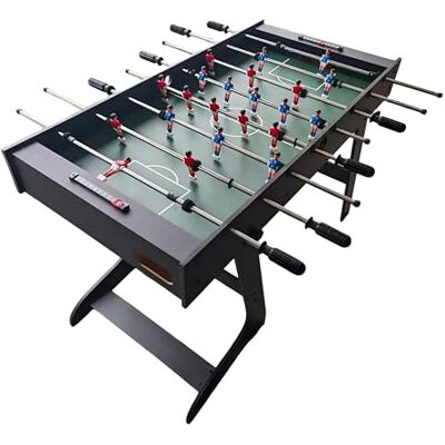 Relaxdays Voetbaltafel, inklapbaar, h x b x d: 78 x 122 x 61 cm, voetbalvoetbaltafel voor kinderen en volwassenen, met 3 ballen, kleurkeuze Relaxdays Voetbaltafel, inklapbaar, h x b x d: 78 x 122 x 61 cm, voetbalvoetbaltafel voor kinderen en volwassenen, met 3 ballen, kleurkeuze