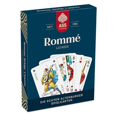 Cartamundi Deutschland Rommé - Linnenafwerking Franse afbeelding - Kaartspel Cartamundi Deutschland Rommé - Linnenafwerking Franse afbeelding - Kaartspel