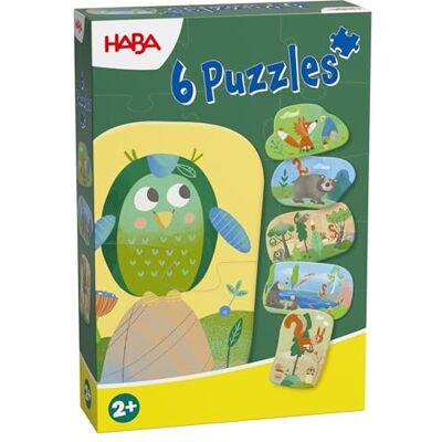 HABA 6 erste Puzzles Waldtiere HABA 6 erste Puzzles Waldtiere