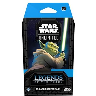 Asmodee Fantasy Flight Games Star Wars: Unlimited TCG Legends of The Force Booster Pack 16 kaarten met Jedi, Sith en iconische personages voor kinderen en volwassenen, vanaf 12 jaar, 2+ spelers, 20 minuten Asmodee Fantasy Flight Games Star Wars: Unlimited TCG Legends of The Force Booster Pack 16 kaarten met Jedi, Sith en iconische personages voor kinderen en volwassenen, vanaf 12 jaar, 2+ spelers, 20 minuten
