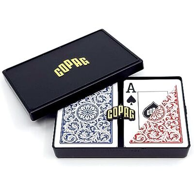 COPAG 1546 Plastic Poker Set met Jumbo Index COPAG 1546 Plastic Poker Set met Jumbo Index