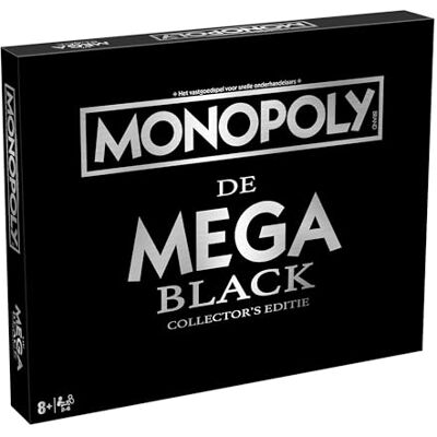 Winning Moves Monopoly Mega Black Edition Familiespellen Strategie Bordspellen Monopoly Mega Black Edition 2+ spelers vanaf 8+ jaar Nederlands Winning Moves Monopoly Mega Black Edition Familiespellen Strategie Bordspellen Monopoly Mega Black Edition 2+ spelers vanaf 8+ jaar Nederlands