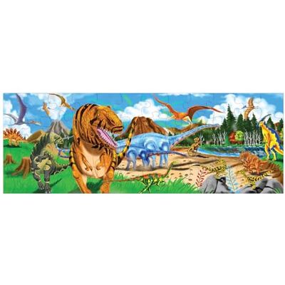 Melissa & Doug Vloerpuzzel Land van dinosaurus, 48 delen Melissa & Doug Vloerpuzzel Land van dinosaurus, 48 delen