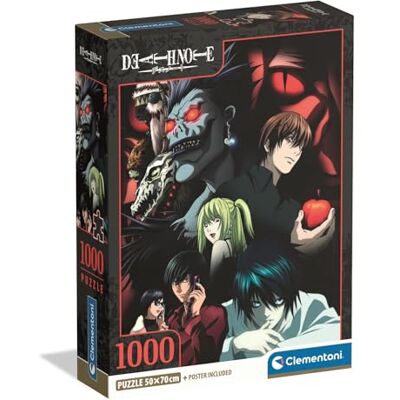 Clementoni 37509 Puzzle - Anime Death Note, 1000 stuks, Italië Clementoni 37509 Puzzle - Anime Death Note, 1000 stuks, Italië
