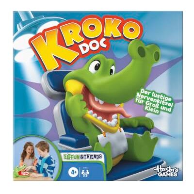 Hasbro B0408100 Kroko Doc Kinderspel, 2-4 Spelers, Vanaf 4 Jaar Hasbro B0408100 Kroko Doc Kinderspel, 2-4 Spelers, Vanaf 4 Jaar