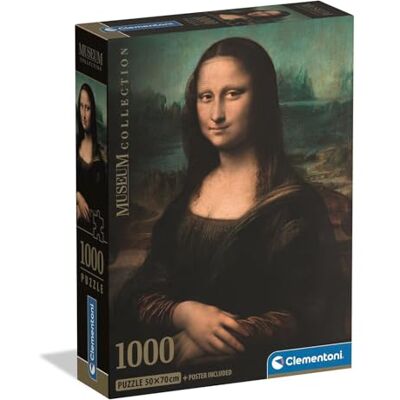 Clementoni Mona Lisa 1000-delig Puzzel - Museum Collectie Clementoni Mona Lisa 1000-delig Puzzel - Museum Collectie