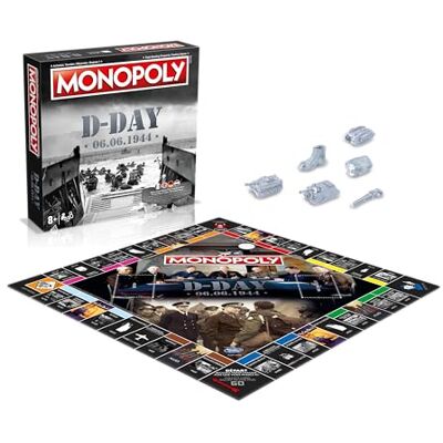Winning Moves Monopoly D-Day Bordspel Bordspel QUADRILINGUE 4 talen Engels Frans Duits Nederlands Vanaf 8 jaar 2 tot 6 spelers Franse versie Winning Moves Monopoly D-Day Bordspel Bordspel QUADRILINGUE 4 talen Engels Frans Duits Nederlands Vanaf 8 jaar 2 tot 6 spelers Franse versie