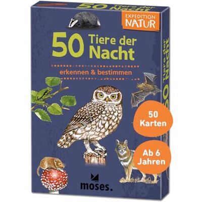 moses Exp Natur 50 Tiere der Nacht: erkennen & bestimmen moses Exp Natur 50 Tiere der Nacht: erkennen & bestimmen