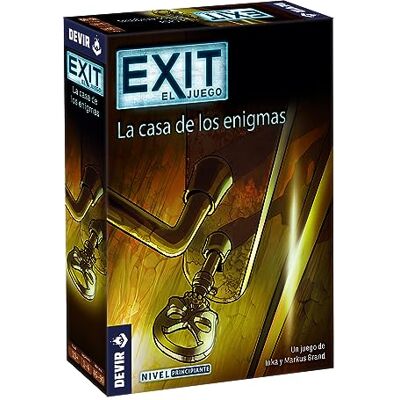 Devir Exit: Het huis van de raadsels, bordspel in het Spaans, bordspel met vrienden, Escape Room, Mystery-spellen, bordspel voor volwassenen (BGEXIT12) Devir Exit: Het huis van de raadsels, bordspel in het Spaans, bordspel met vrienden, Escape Room, Mystery-spellen, bordspel voor volwassenen (BGEXIT12)
