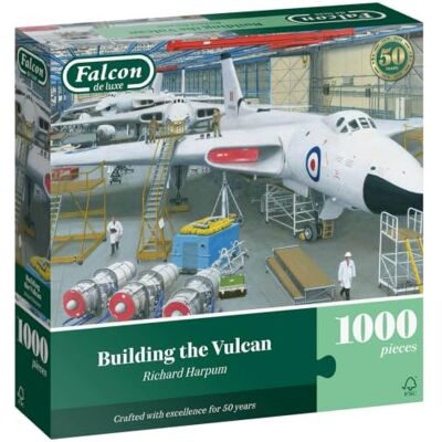 Falcon Building the Vulcan – Legpuzzel 1000 Stukjes voor Volwassenen 1000 Stukjes Puzzel – Nostalgische Grote Legpuzzel – Gezellige Activiteit voor Regenachtige Dagen, Kerst- & Verjaardagscadeau Falcon Building the Vulcan – Legpuzzel 1000 Stukjes voor Volwassenen 1000 Stukjes Puzzel – Nostalgische Grote Legpuzzel – Gezellige Activiteit voor Regenachtige Dagen, Kerst- & Verjaardagscadeau