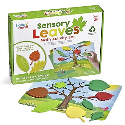 hand2mind Learning Resources 94460 Zintuiglijk Bladeren Wiskunde Activiteit 46-Stukken Set,multi kleuren hand2mind Learning Resources 94460 Zintuiglijk Bladeren Wiskunde Activiteit 46-Stukken Set,multi kleuren