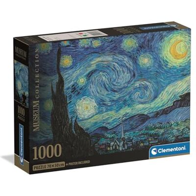 Clementoni 37065 Puzzel - Van Gogh Museum Sterrennacht 1000 Stukjes Clementoni 37065 Puzzel - Van Gogh Museum Sterrennacht 1000 Stukjes