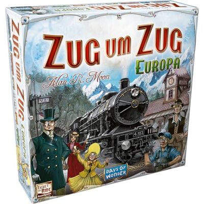 Asmodee Unbox Now Days of Wonder trein om trein – Europa basisspel familiespel bordspel 2-5 spelers vanaf 8 jaar 45 minuten speeltijd Duits Asmodee Unbox Now Days of Wonder trein om trein – Europa basisspel familiespel bordspel 2-5 spelers vanaf 8 jaar 45 minuten speeltijd Duits
