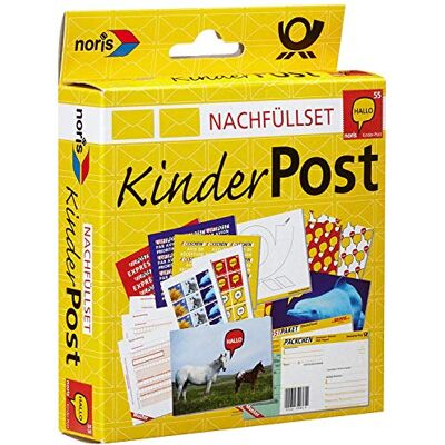 noris 606521006 kinderpost navulset voor het populaire rollenspel geschikt voor alle kinderpost-spellen, vanaf 4 jaar, editie van de jaren 90 in Duitse munt noris 606521006 kinderpost navulset voor het populaire rollenspel geschikt voor alle kinderpost-spellen, vanaf 4 jaar, editie van de jaren 90 in Duitse munt