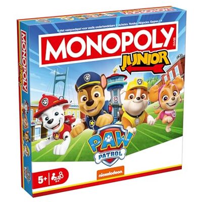 Winning Moves Monopoly Junior Paw Patrol Junior Edition Familiespellen Strategie Bordspellen Monopoly Paw Patrol Junior Bordspel voor kinderen 2+ spelers vanaf 5+ jaar Nederlands/Frans Winning Moves Monopoly Junior Paw Patrol Junior Edition Familiespellen Strategie Bordspellen Monopoly Paw Patrol Junior Bordspel voor kinderen 2+ spelers vanaf 5+ jaar Nederlands/Frans