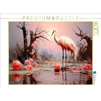 CALVENDO Puzzel roze verenkleed, 1000 stukjes, legformaat 64 x 48 cm, fotopuzzel voor gelukkige uren CALVENDO Puzzel roze verenkleed, 1000 stukjes, legformaat 64 x 48 cm, fotopuzzel voor gelukkige uren