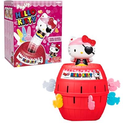 Bizak Hello Kitty Springen, actie- en suspensionspel met vat en Hello Kitty-figuur, iconisch en Kawaii-design, bevat 24 staven, Special Edition voor 50e jubileum, voor jongens en meisjes vanaf 4 jaar Bizak Hello Kitty Springen, actie- en suspensionspel met vat en Hello Kitty-figuur, iconisch en Kawaii-design, bevat 24 staven, Special Edition voor 50e jubileum, voor jongens en meisjes vanaf 4 jaar