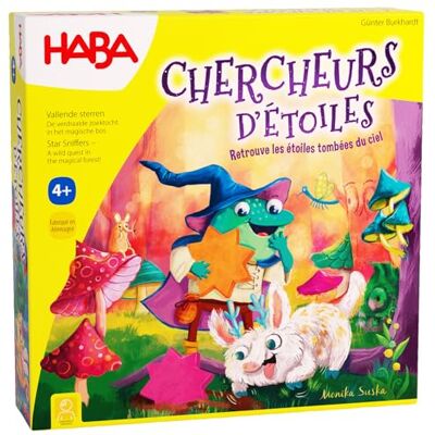 HABA 1307119003 educatief speelgoed - Kleurrijk houten sterrenset met draaimekanisme voor kinderen 4+ HABA 1307119003 educatief speelgoed - Kleurrijk houten sterrenset met draaimekanisme voor kinderen 4+
