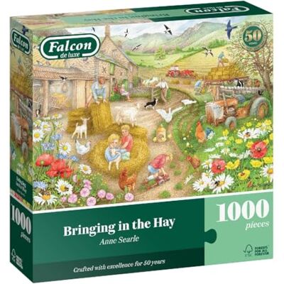 Falcon Bringing in the Hay 1000 Stukjes Puzzel voor Volwassenen Prachtig Geïllustreerde 1000 Stuks Volwassen Decoupeerzagen Puzzels voor Thuisactiviteiten, Verjaardagscadeau Falcon Bringing in the Hay 1000 Stukjes Puzzel voor Volwassenen Prachtig Geïllustreerde 1000 Stuks Volwassen Decoupeerzagen Puzzels voor Thuisactiviteiten, Verjaardagscadeau