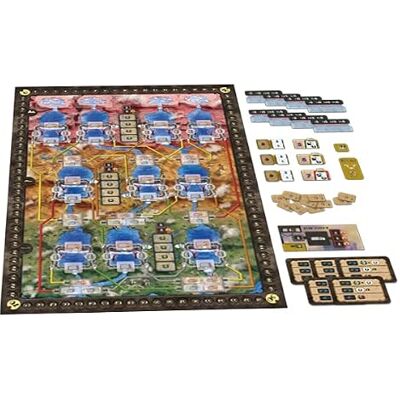 Cranio Creations Barrage The Nile Affair, nieuwe kaart en nieuwe regels voor steeds spannendere games, uitbreiding, editie in het Italiaans Cranio Creations Barrage The Nile Affair, nieuwe kaart en nieuwe regels voor steeds spannendere games, uitbreiding, editie in het Italiaans