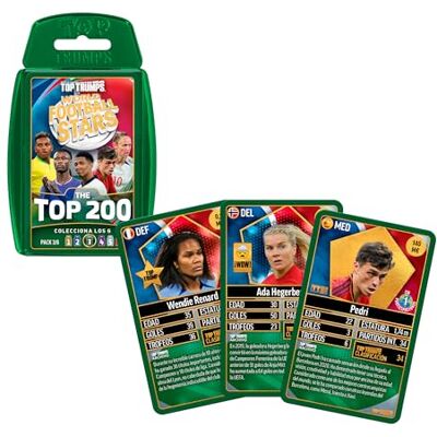 Bizak World Top 200 64570003 Voetbalkaarten, groene ruilkaartenset, 34 verzamelkaarten met topspelers, strategiespel met speciale gouden kaarten, voor kinderen vanaf 4 jaar Bizak World Top 200 64570003 Voetbalkaarten, groene ruilkaartenset, 34 verzamelkaarten met topspelers, strategiespel met speciale gouden kaarten, voor kinderen vanaf 4 jaar