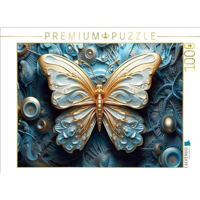 CALVENDO Puzzel mechanisch ontwerp van een vlinder Steampunk 1000 stukjes legformaat 64 x 48 cm fotopuzzel voor gelukkige uren CALVENDO Puzzel mechanisch ontwerp van een vlinder Steampunk 1000 stukjes legformaat 64 x 48 cm fotopuzzel voor gelukkige uren