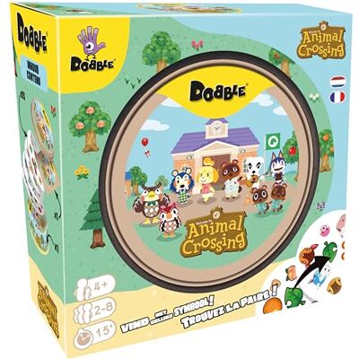 Asmodee Dobble Animal Crossing Leuk Familie Kaartspel Snel Observatie Spel 15 Min Speeltijd 2-8 Spelers Leeftijd 4 en ouder Blikken Doos & 55 Kaarten Asmodee Dobble Animal Crossing Leuk Familie Kaartspel Snel Observatie Spel 15 Min Speeltijd 2-8 Spelers Leeftijd 4 en ouder Blikken Doos & 55 Kaarten