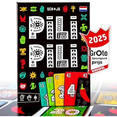 ATM Gaming PILI PILI – Gezelschapsspel – Winnaar van de Grote Speelgoedprijs 2025 – Tactisch en Gezellig Kaartspel – 2 tot 8 spelers – 20 min – Origineel Cadeau-idee ATM Gaming PILI PILI – Gezelschapsspel – Winnaar van de Grote Speelgoedprijs 2025 – Tactisch en Gezellig Kaartspel – 2 tot 8 spelers – 20 min – Origineel Cadeau-idee
