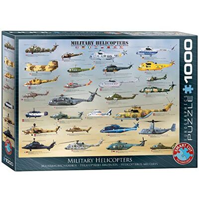 EuroGraphics puzzel militaire helikopter 6000-0088 meerkleurig EuroGraphics puzzel militaire helikopter 6000-0088 meerkleurig
