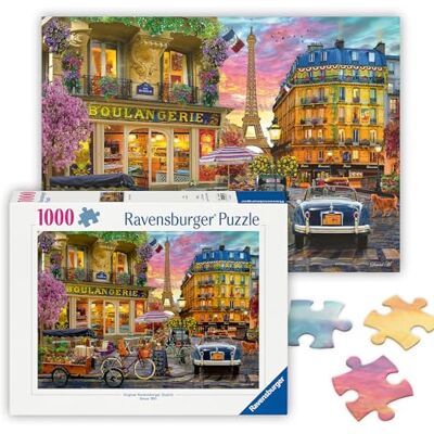 Ravensburger puzzel 12000885 Parijs in de ochtend Puzzel van 1000 stukjes voor volwassenen en kinderen vanaf 14 jaar, stadspuzzel Parijs Ravensburger puzzel 12000885 Parijs in de ochtend Puzzel van 1000 stukjes voor volwassenen en kinderen vanaf 14 jaar, stadspuzzel Parijs