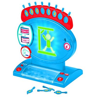Lexibook , elektronische beul, bordspel voor kinderen en gezinnen, spelling en woordenschat, licht- en geluidseffecten, 2 spelers, blauw/rood, JG800 Lexibook , elektronische beul, bordspel voor kinderen en gezinnen, spelling en woordenschat, licht- en geluidseffecten, 2 spelers, blauw/rood, JG800