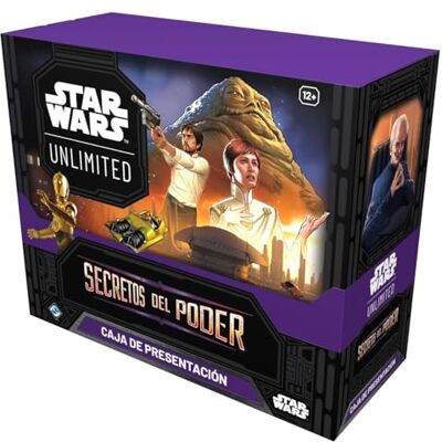 Fantasy Flight Games Asmodee FFG Star Wars Unlimited Verzamelkaartspel, geheimen van de macht, pre-publicatiedoos, bevat 6 enveloppen, vanaf 12 jaar, 2 spelers, Spaanse versie Fantasy Flight Games Asmodee FFG Star Wars Unlimited Verzamelkaartspel, geheimen van de macht, pre-publicatiedoos, bevat 6 enveloppen, vanaf 12 jaar, 2 spelers, Spaanse versie