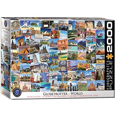 Eurographics Wereldreiziger 2000-delige Puzzel - Puzzel Eurographics Wereldreiziger 2000-delige Puzzel - Puzzel