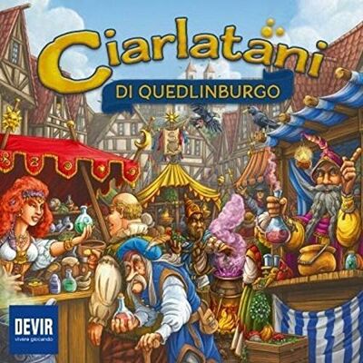 Devir De charlatans van Quedlinburgh, bordspel in het Italiaans Devir De charlatans van Quedlinburgh, bordspel in het Italiaans